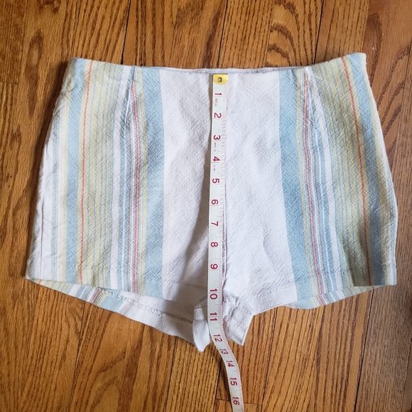 Free People Striped High Rise Shorts - Picture 6 of 6